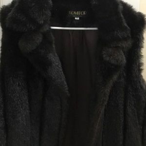 Black Faux Fur Vest